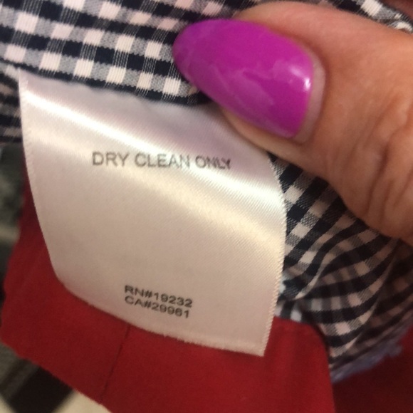 ALFRED DUNNER RED/NAVY WEATHERPROOF JACKET • Sz 10 - Picture 13 of 17